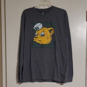 Baylor Bears Next Level Apparel Gray Long Sleeve Shirt, Large